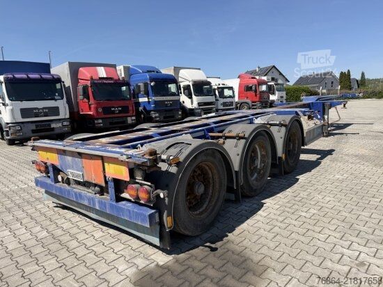 Değişebilir kasalı yarı römork D-Tec D-TEC VCC-01 CONTAINERCHASSI, MITTEL-UND HECKAUSSCHUB, LIFTACHSE,