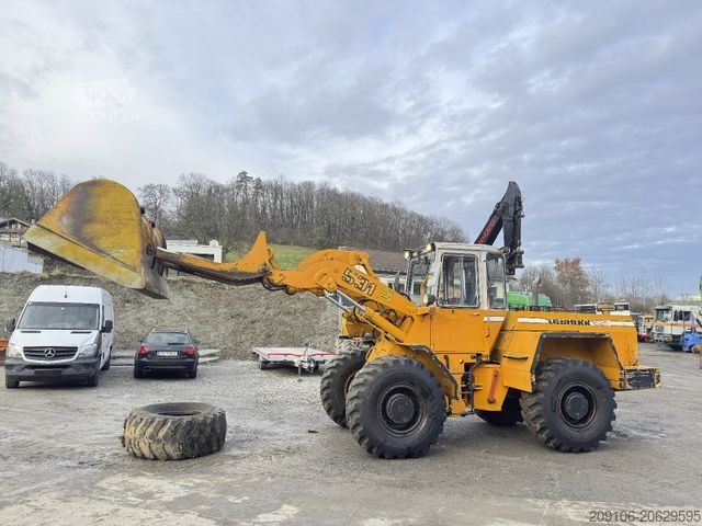 Kolový nakladač LIEBHERR L 531 Radlader Hochkippschaufel 6 Zylinder Motor