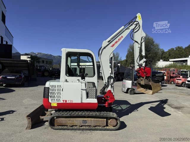 Mini ekskavatör TAKEUCHI TB 135 SWE 3xSchaufeln
