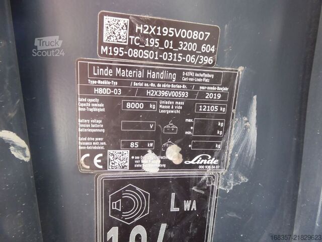 Frontgaffeltruck Linde H80D-03