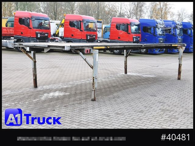 Remorque porte-caisson WECON WPR 745, verzinkt, Plattform, Plateau,