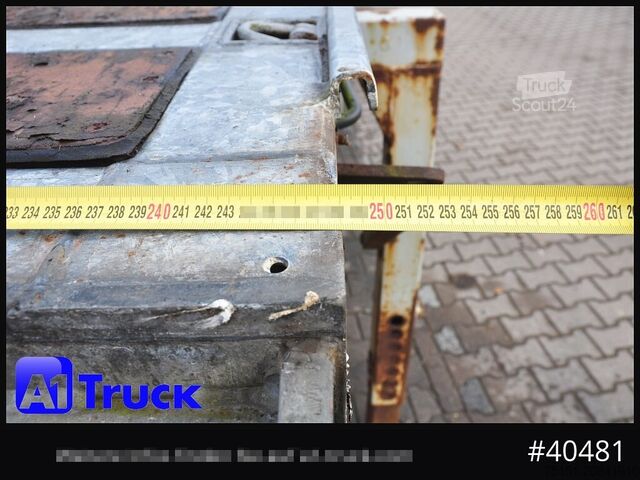 Remorque porte-caisson WECON WPR 745, verzinkt, Plattform, Plateau,