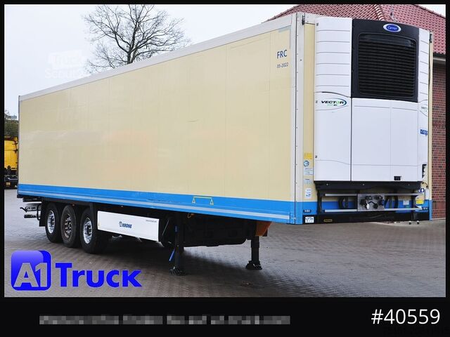 Hűtő félpótkocsi KRONE SDR 27 Carrier 1950 Mt. Doppelstock Lift,TÜV 08/2026