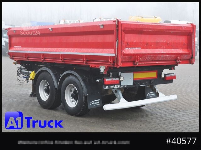 Reboque basculante trilateral SCHWARZMUELLER 3 Seitenkipper-Tandem, 11m³, M-Serie