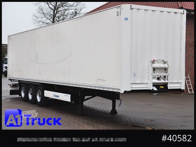 Kofferauflieger KRONE SDK 27, Koffer, 1 Vorbesitzer, Plywood,