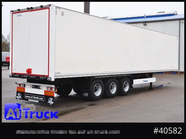 Dobozos félpótkocsi KRONE SDK 27, Koffer, 1 Vorbesitzer, Plywood,