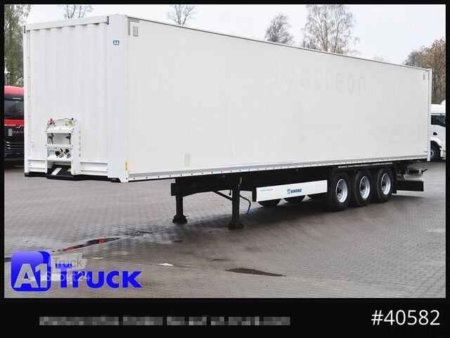 Kofferauflieger KRONE SDK 27, Koffer, 1 Vorbesitzer, Plywood,