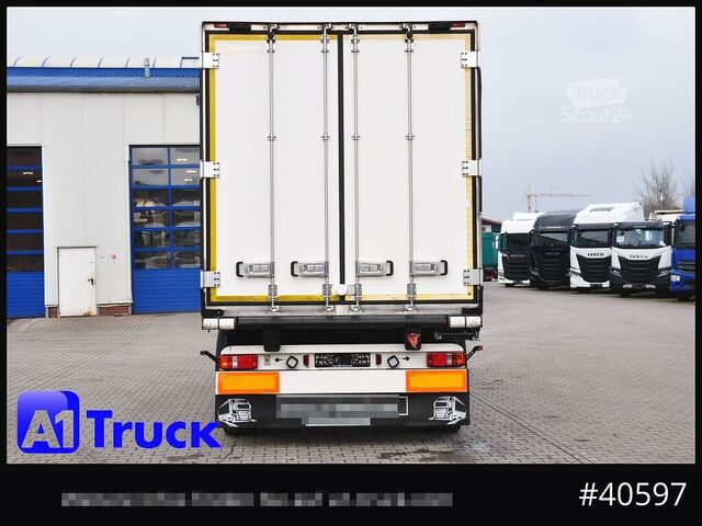 Dobozos pótkocsi KRONE Koffer ISO, stakr isoliert ehemaliger Kühlkoffer, Aluboden