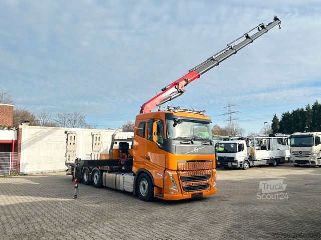 Lastbilmonteret kran VOLVO FH 510 Plattform + PK30002 TEC + Rampen