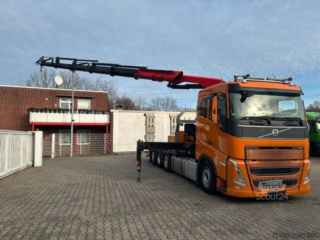 Lastbilmonteret kran VOLVO FH 510 Plattform + PK30002 TEC + Rampen