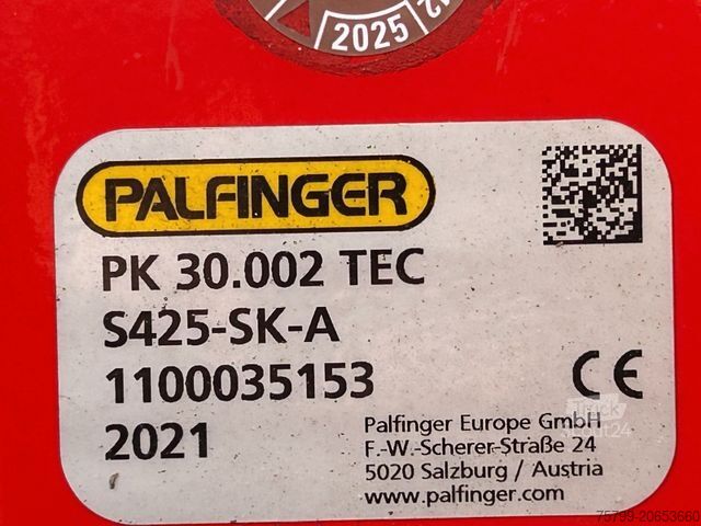 Lastbilmonteret kran VOLVO FH 510 Plattform + PK30002 TEC + Rampen