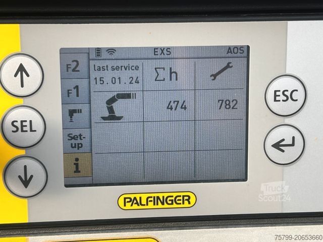 Lastbilmonteret kran VOLVO FH 510 Plattform + PK30002 TEC + Rampen