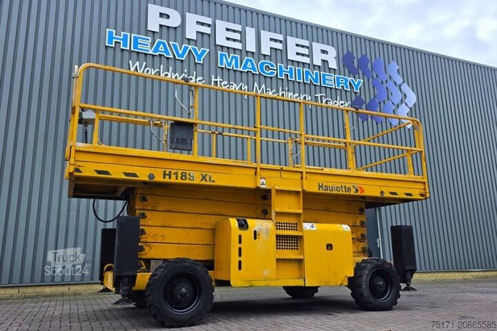 Elevador de tesoura Haulotte H18SXL Diesel, 4x4 Drive, 18m Working Height, 500k