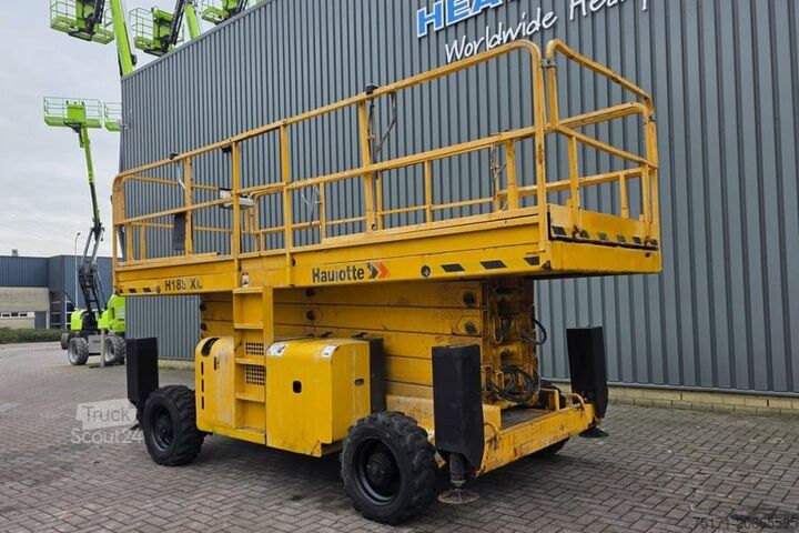 Elevador de tesoura Haulotte H18SXL Diesel, 4x4 Drive, 18m Working Height, 500k