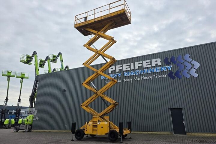 Elevador de tesoura Haulotte H18SXL Diesel, 4x4 Drive, 18m Working Height, 500k