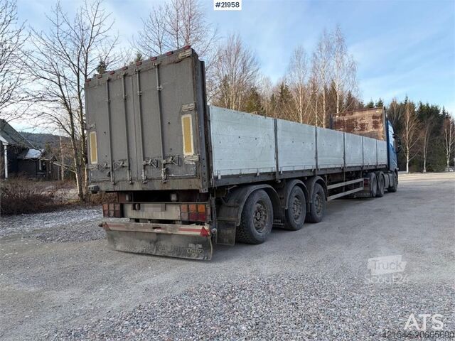 Platformas piekabe Tyllis L3 3-axle flatbed semi-trailer with side boards Re