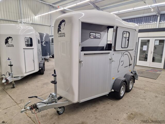 Hestetrailer Cheval Liberté Touring One single Horse Trailer Frontexit 1600kg Pullman brandnew