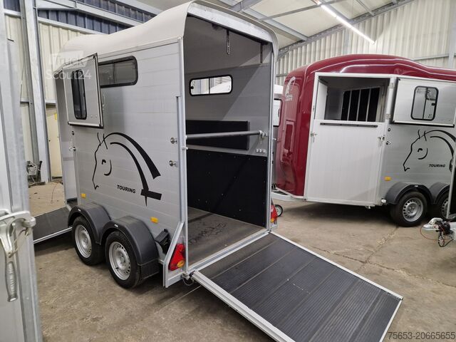 Hestetrailer Cheval Liberté Touring One single Horse Trailer Frontexit 1600kg Pullman brandnew