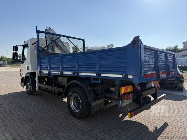 Kipper LKW DAF LF45.220 Kipper mit Kran Bonfiglioli