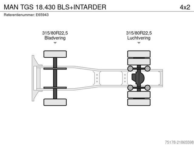 معيار SZM MAN TGS 18.430 BLS+INTARDER