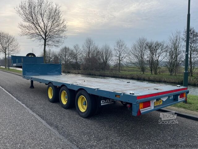 Низький навантажувач Broshuis E-2190 Steel-Blatt-Lames / Extendable 18.5 M To...