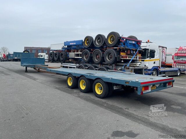 Низький навантажувач Broshuis E-2190 Steel-Blatt-Lames / Extendable 18.5 M To...