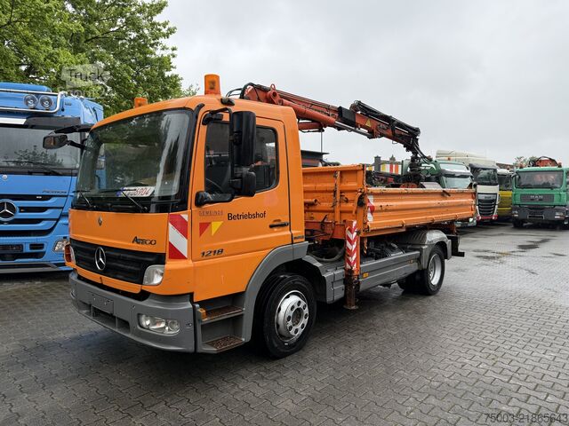 Savitvežis Mercedes-Benz Atego 1218 Kipper Kran Atlas 65