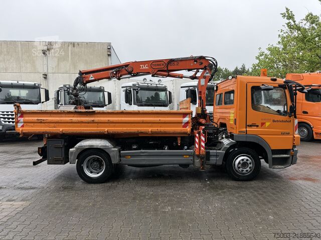 Savitvežis Mercedes-Benz Atego 1218 Kipper Kran Atlas 65