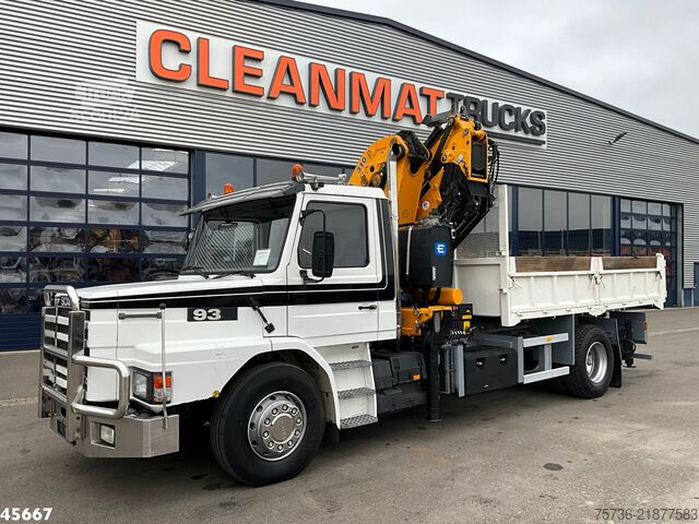 Tippbil med kran Scania T 93 4x2 Kipper met 31 Tonmeter laadkraan (bj 2...