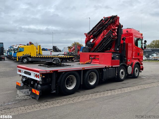 Standard-SZM Scania R620 V8 8x4 Hiab 105 Ton/meter laadkraan + Fly-...