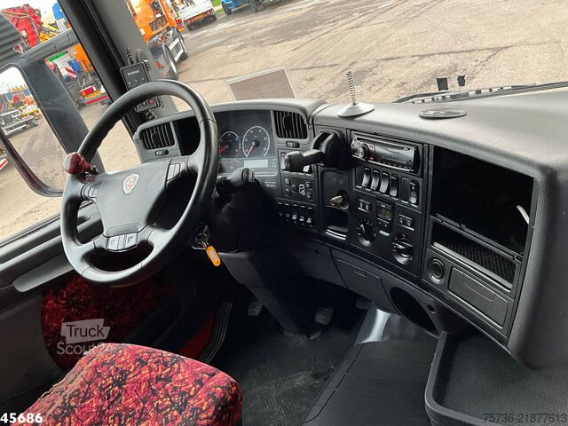 معيار SZM Scania R620 V8 8x4 Hiab 105 Ton/meter laadkraan + Fly-...
