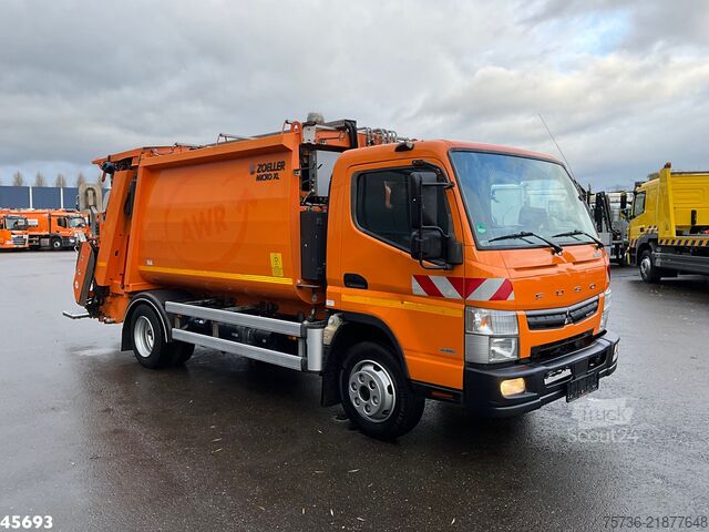 Pojazd do zbiórki odpadów Fuso Canter 9C18 Euro 6 Zoeller 7m³ Just 176.158 km!