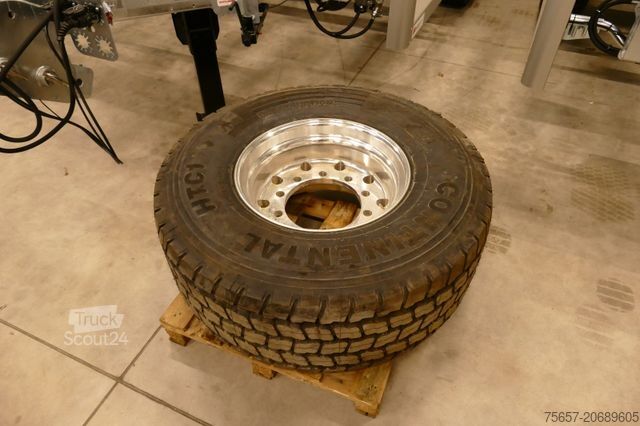 Trīspusējā pašizgāzēja piekabe MÜLLER-MITTELTAL 20 to. Tandem Haken-Containeranhänger