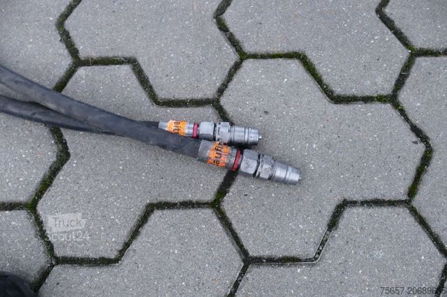 Trīspusējā pašizgāzēja piekabe MÜLLER-MITTELTAL 20 to. Tandem Haken-Containeranhänger