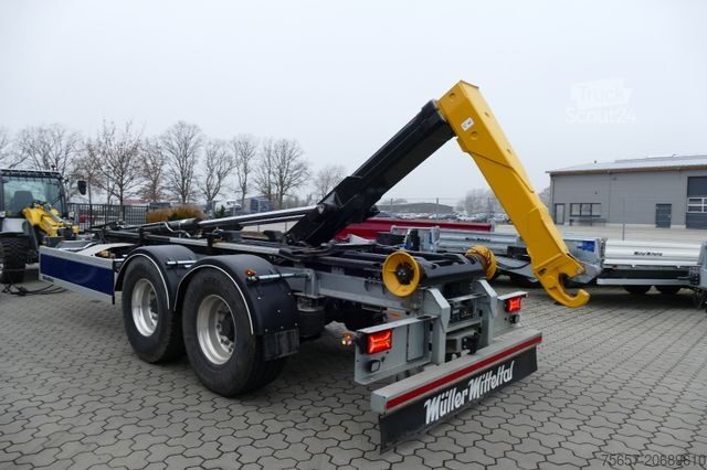 Šasijas piekabe MÜLLER-MITTELTAL 20 to. Tandem Haken-Containeranhänger
