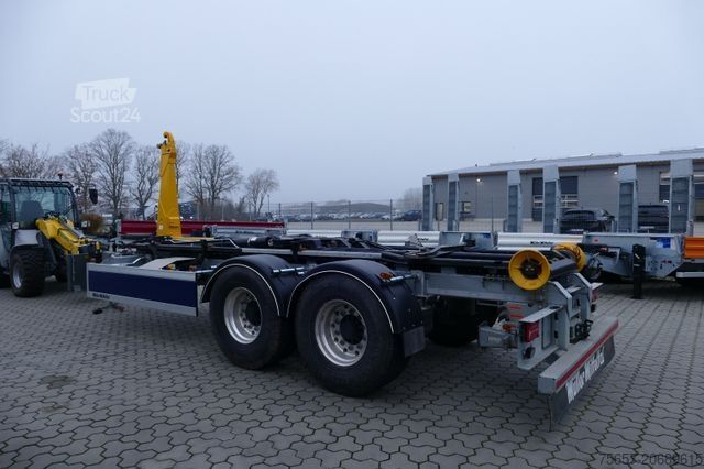 Rullplatformas piekabe MÜLLER-MITTELTAL 20 to. Tandem Haken-Containeranhänger