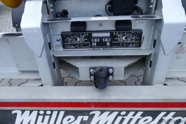 Rullplatformas piekabe MÜLLER-MITTELTAL 20 to. Tandem Haken-Containeranhänger