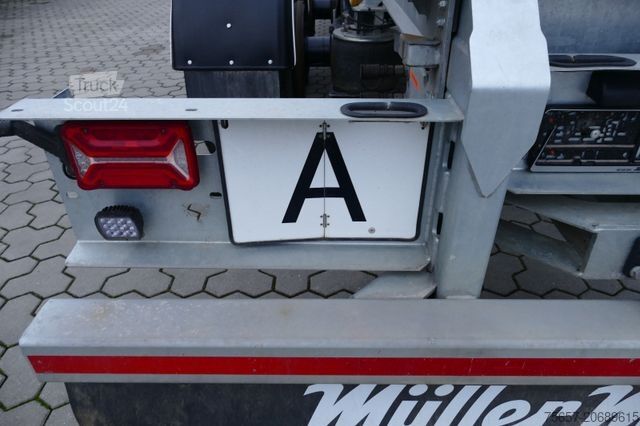 Rullplatformas piekabe MÜLLER-MITTELTAL 20 to. Tandem Haken-Containeranhänger