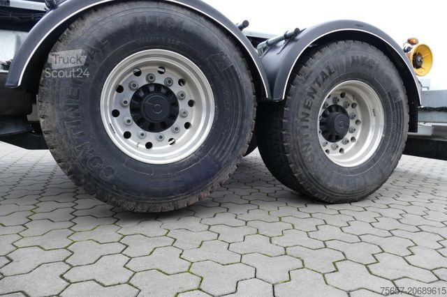 Rullplatformas piekabe MÜLLER-MITTELTAL 20 to. Tandem Haken-Containeranhänger