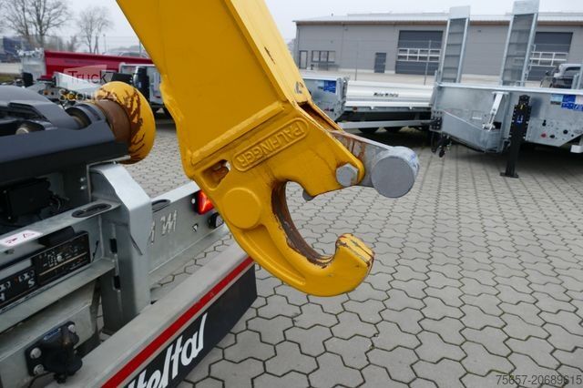 Rullplatformas piekabe MÜLLER-MITTELTAL 20 to. Tandem Haken-Containeranhänger