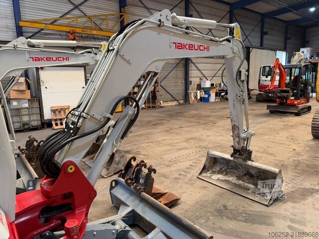 Minibagger Takeuchi TB235-2 *1189H ORIGINAL* - 3  BUCKETS / LÖFFEL ...
