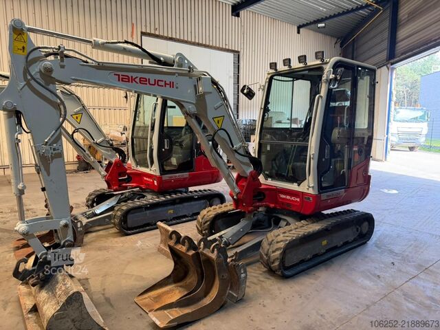 Minibagger Takeuchi TB235-2 *1134H ORIGINAL* - 3  BUCKETS / LÖFFEL ...