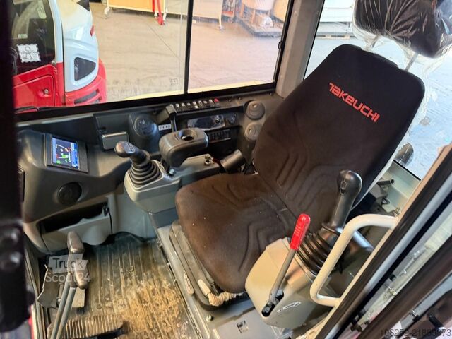 Minibagger Takeuchi TB235-2 *1134H ORIGINAL* - 3  BUCKETS / LÖFFEL ...