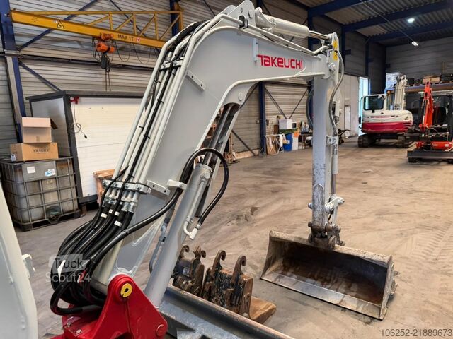 Minibagger Takeuchi TB235-2 *1134H ORIGINAL* - 3  BUCKETS / LÖFFEL ...
