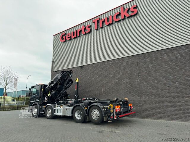 Scania P450 8X2 21 TON HAAKARM + HIAB 548 E-6 + JIB 150X-6 KRAAN/KRAN/CRANE/GRUA Scania P450 8X2 21 TON HAAKARM + HIAB 548 E-6 + JIB 15...