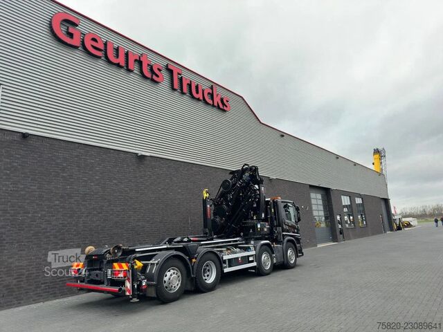 Scania P450 8X2 21 TON HAAKARM + HIAB 548 E-6 + JIB 150X-6 KRAAN/KRAN/CRANE/GRUA Scania P450 8X2 21 TON HAAKARM + HIAB 548 E-6 + JIB 15...