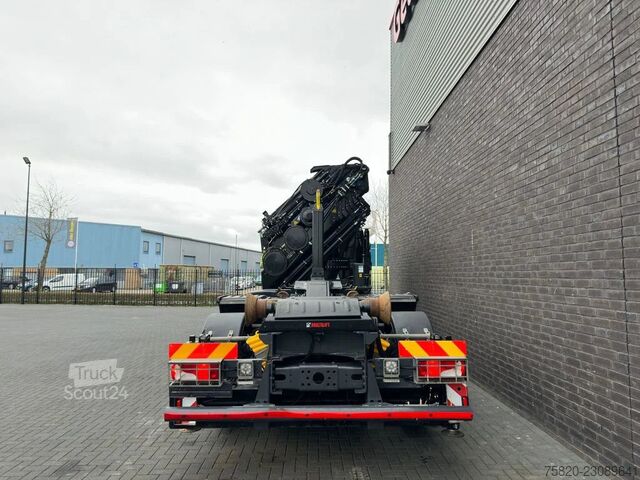 Scania P450 8X2 21 TON HAAKARM + HIAB 548 E-6 + JIB 150X-6 KRAAN/KRAN/CRANE/GRUA Scania P450 8X2 21 TON HAAKARM + HIAB 548 E-6 + JIB 15...