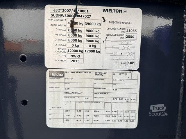  Wielton NW-3 BENNE FERRAILE 53M3