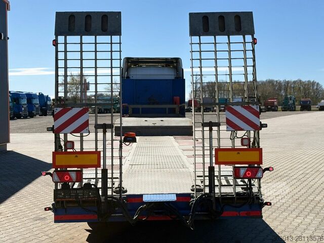 Reboque com plataforma rebaixada HUMBAUR ELBO EN04 P Tieflader 3 Achse