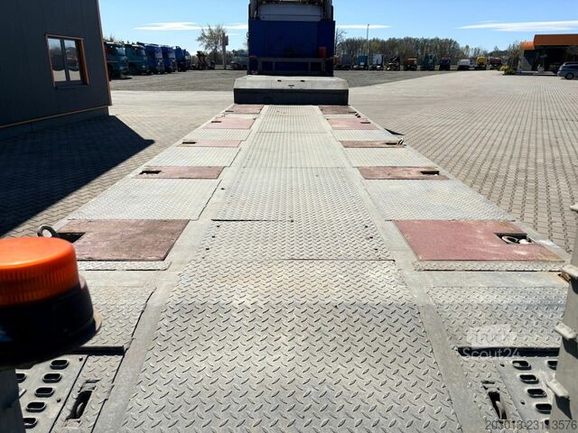 Reboque com plataforma rebaixada HUMBAUR ELBO EN04 P Tieflader 3 Achse